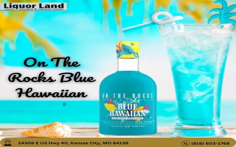 On The Rocks Blue Hawaiian
