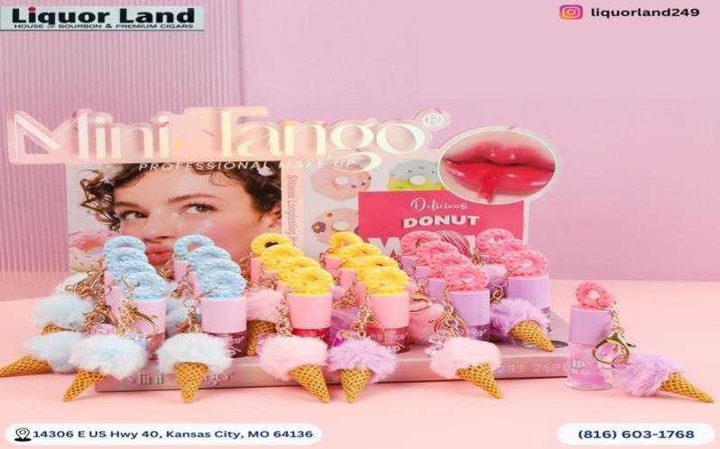 TANGO Mini Ice Cream Lip Gloss Keychain