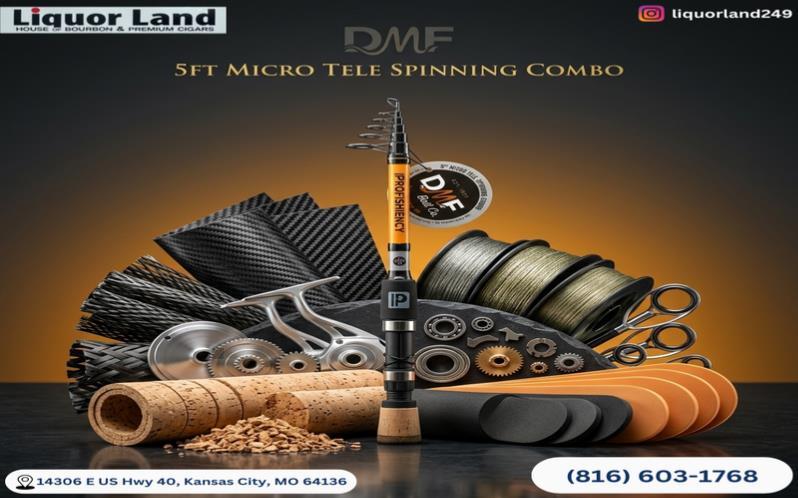 DMF 5FT Micro Tele Spinning Combo